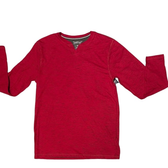 COMPANY EIGHTY ONE TRADEMARK SHIRT MENS LONG SLEEVE THUNDER RED COLOR SIZE LARGE - Picture 2 of 11